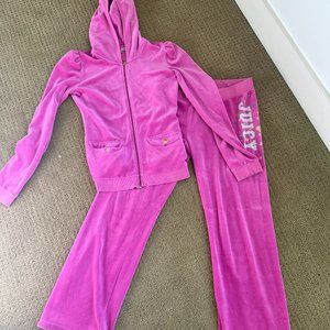 Vintage Y2K Juicy Couture Barbie Pink Tracksuit